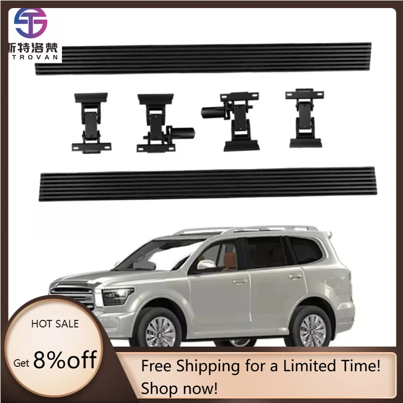 STLF CLRAK DirtyTruck 4x4 TANK 500 Offroad  Aluminium Heavy Board Electric Side Steps Power Running Boards for TANK