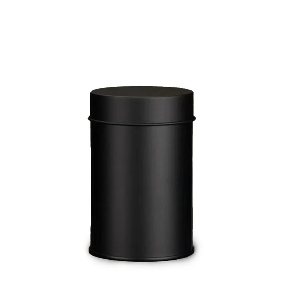 Regalo creativo, lata de té portátil sellada con doble tapa, contenedores de lata de té a prueba de humedad, tarro redondo de hojalata, té verde