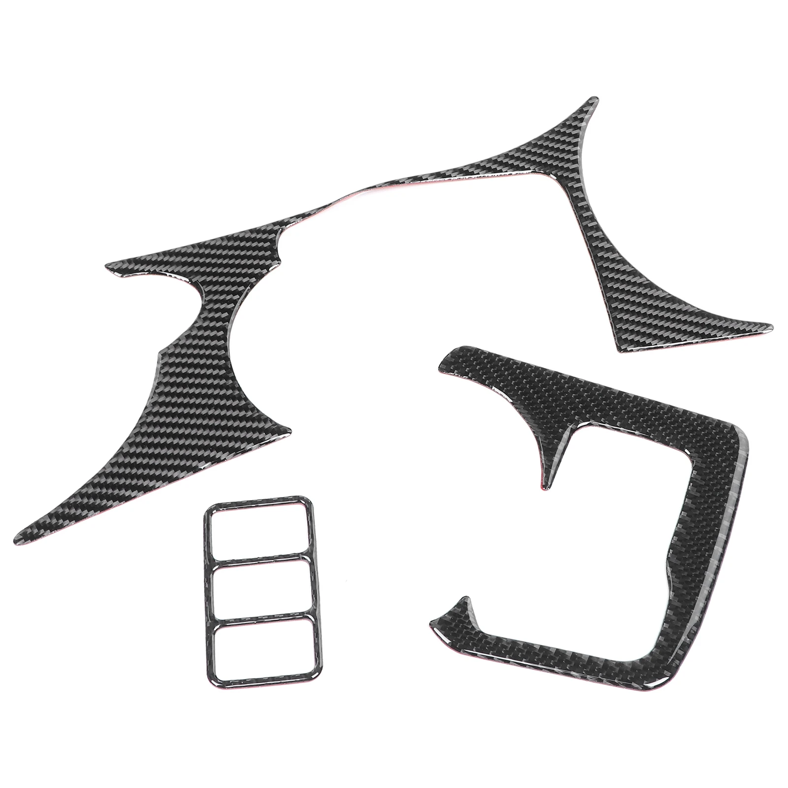 カーボンファイバーカーセンターコンソールウォーターカップホルダー装飾カバートリムステッカーアクセサリー日産 370Z Z34 2009-2020