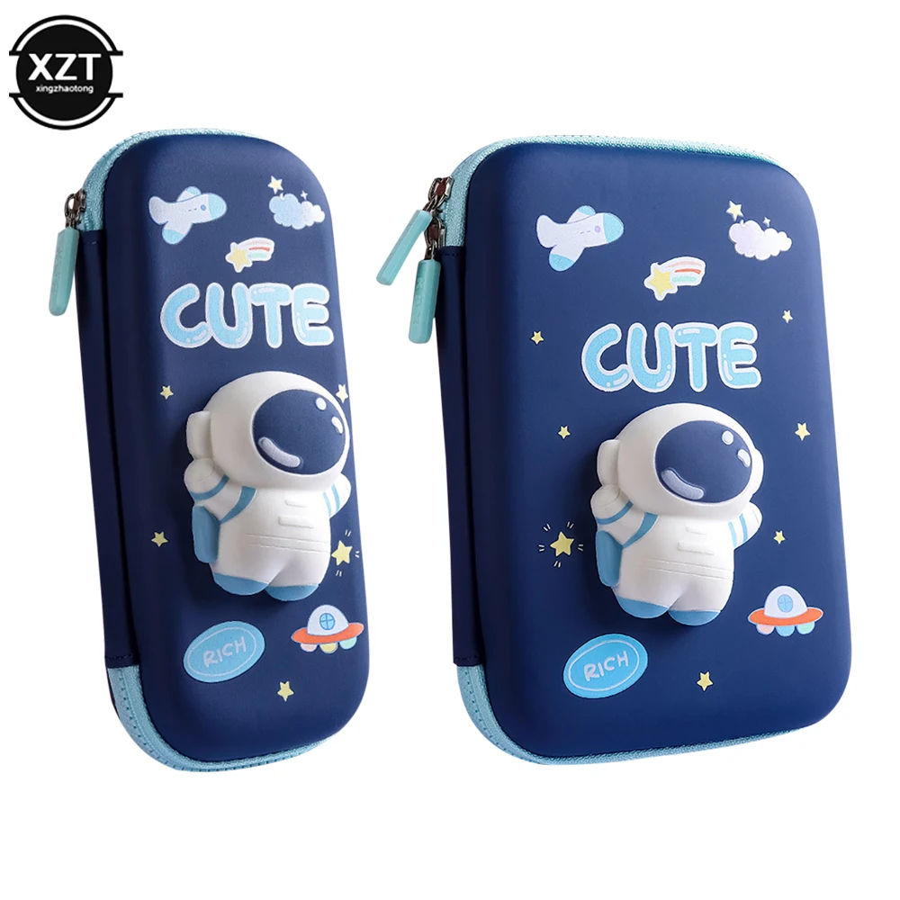 3D Decompression Cute Pencil Box Student Stationery Box Children Pencil Storage Box Three Layer Large Capacity Pencil Case