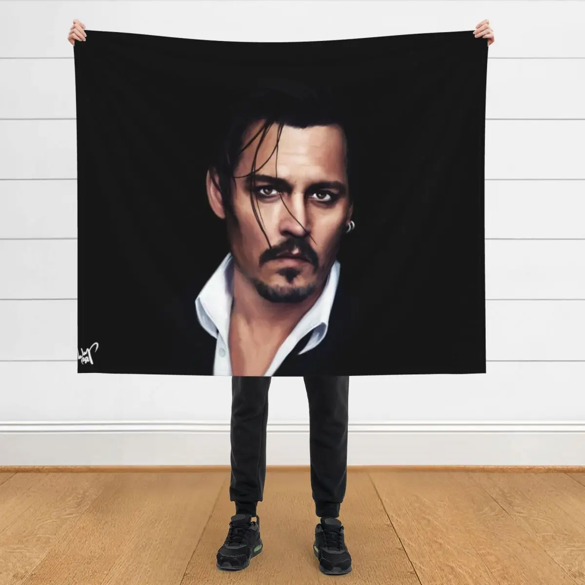 

Johnny Depp Throw Blanket heavy to sleep Hairy Camping Luxury Throw Blankets