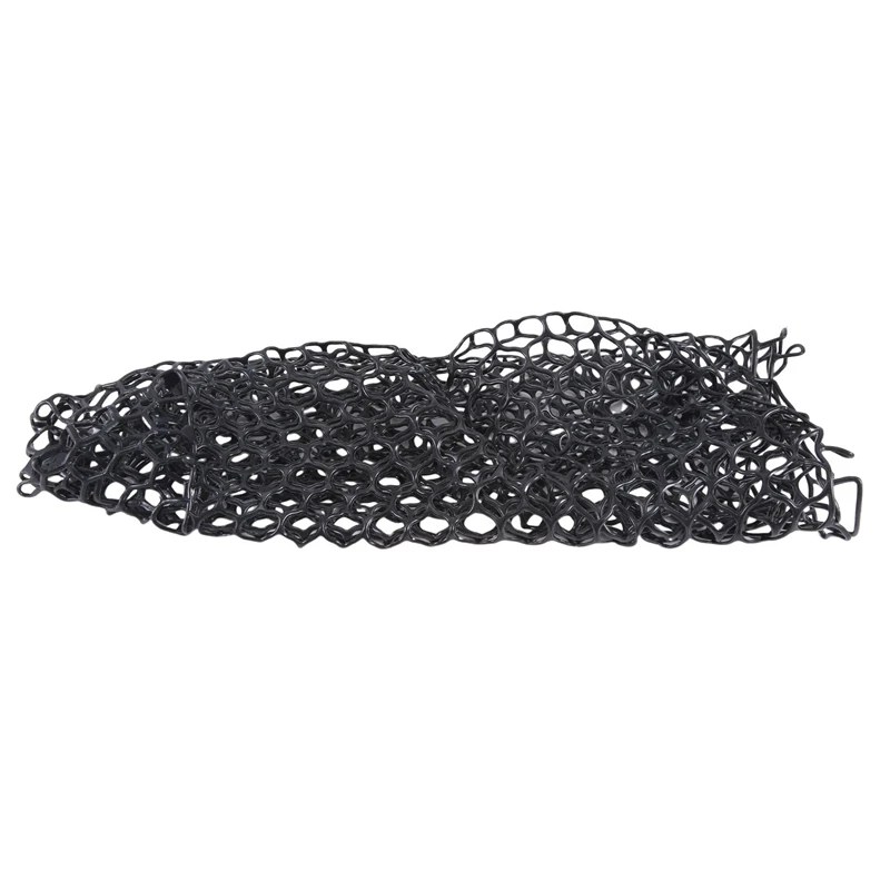 Filet de pêche pliable de remplacement, maille en caoutchouc, degré d'usure, pour attraper le poisson, filet d'immersion multifonctionnel