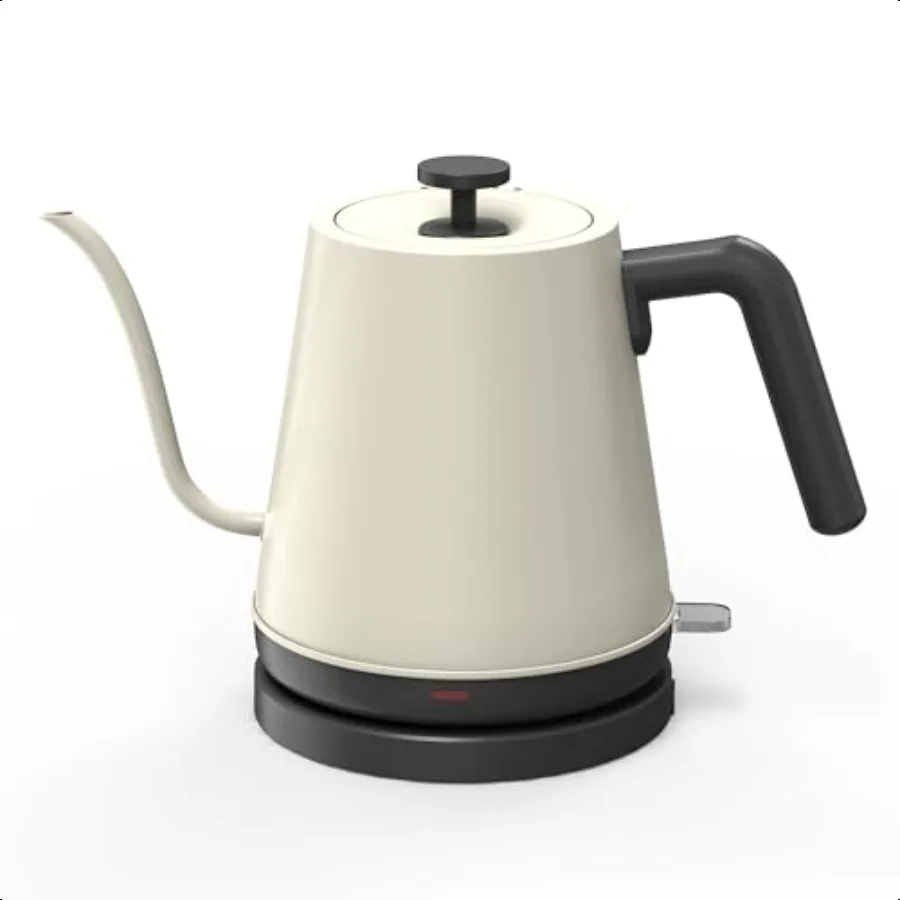 

Электрический чайник на гибкой стойке, 0,8 л, электрический чайник из нержавеющей стали 304, 1200 Вт, быстрый нагрев, автоматическое отключение, кофейный чайник, хит продаж