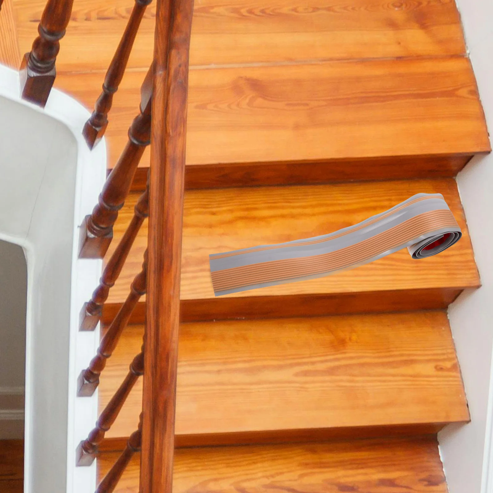 بولي كلوريد الفينيل المضادة للانزلاق درج الأنف صب مشرق اللون درج حافة حامي حماية الزاوية داخلي في الهواء الطلق مدرسة رياض الأطفال السلامة #3