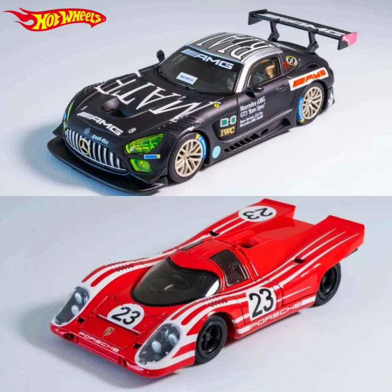 

Genuine Hot Wheels Car Culture 1:43 Scale 2025 AMG Porsche Nissan Chevy Nova Classic Muscle Cars Collectible Hobby Toys HMD41