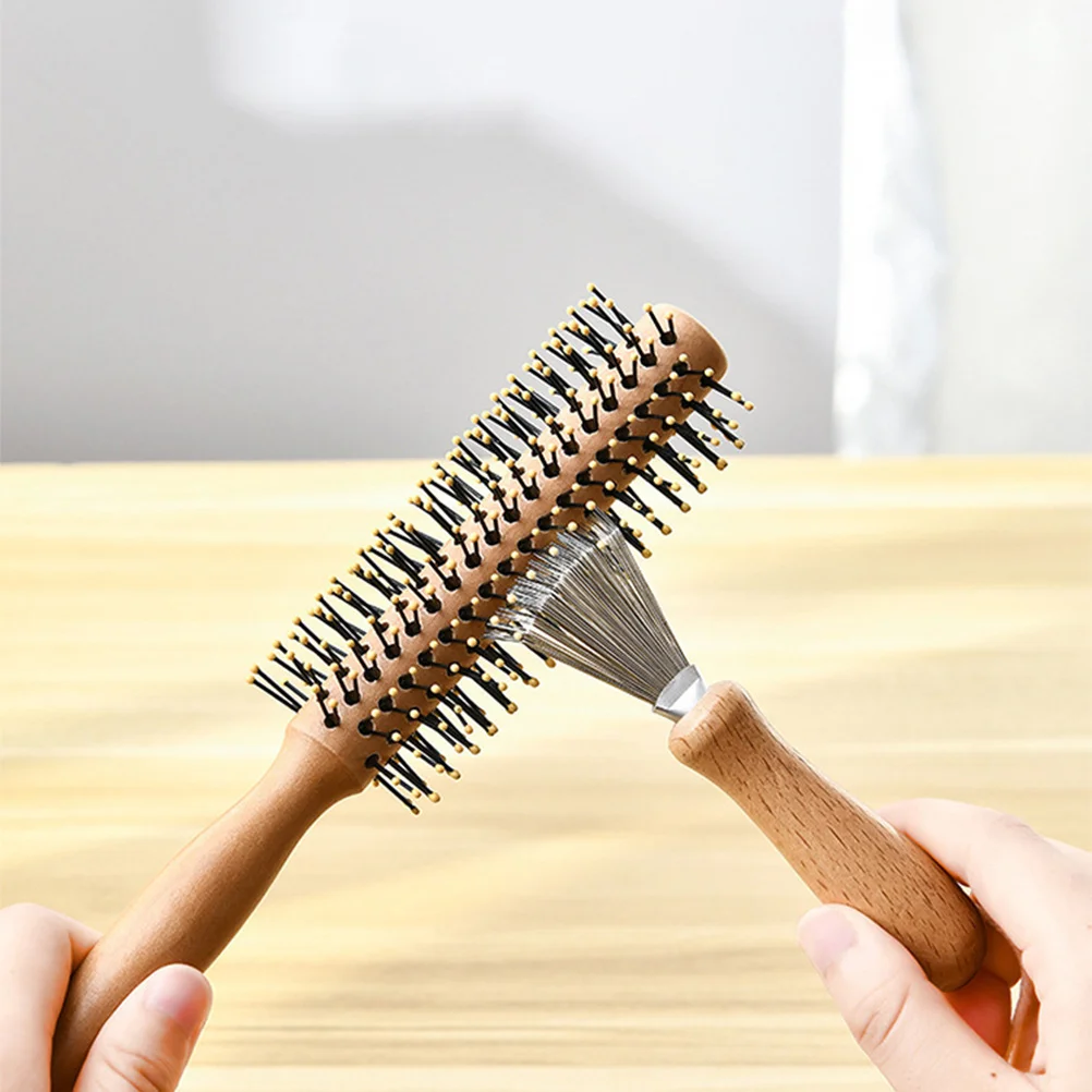 Strumento per la rimozione della spazzola per capelli, rastrello per la pulizia del pettine, design forte e compatto per i viaggi a casa, comoda depilazione veloce ed efficiente