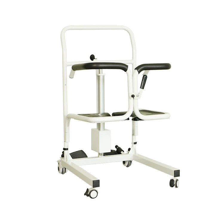 

Multifunction patient lift electric commode transfer chair with wheels for disabled