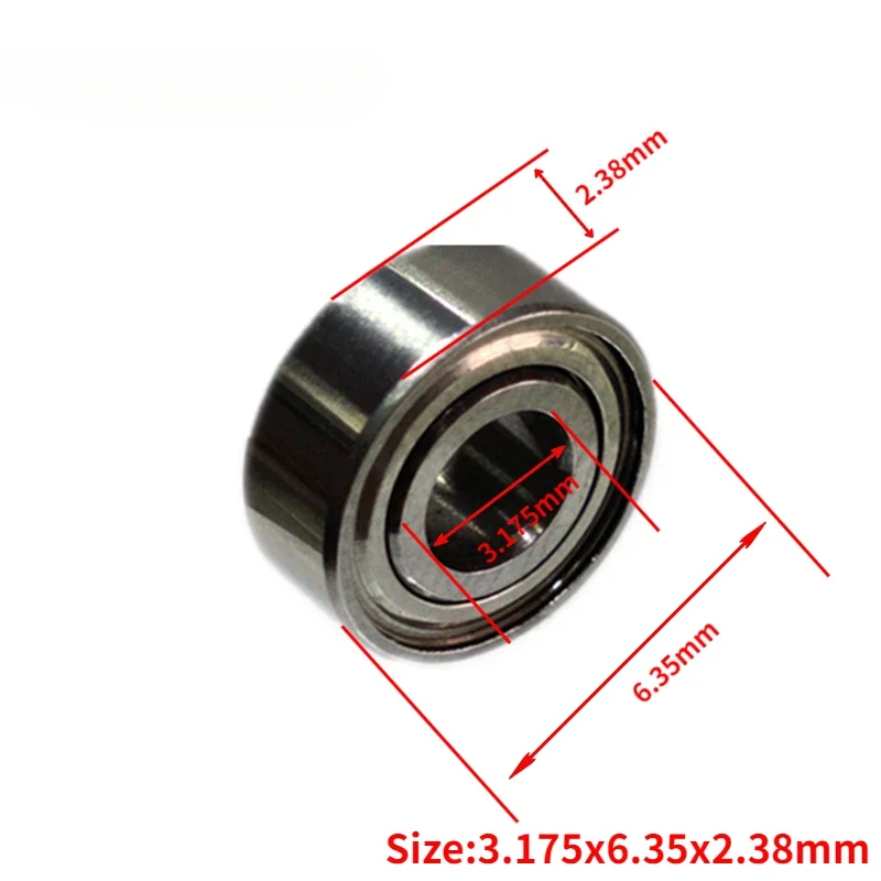 

5/10PCS Low Speed Dental Stainless Steel Bearings SR144 3.175x6.35x2.38mm