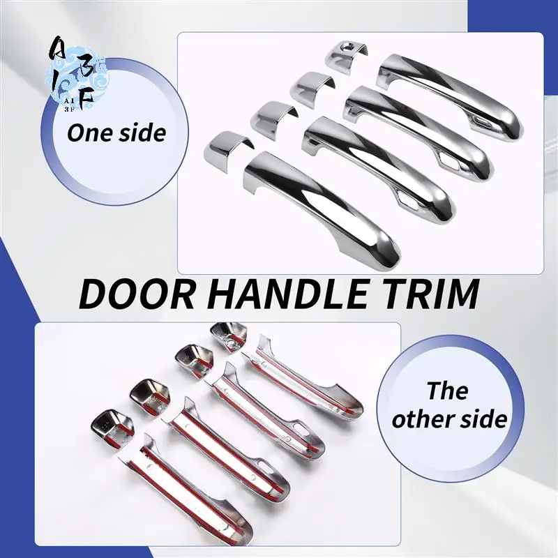

A13F-Car Exterior Door Handles Cover Exterior Door Handles Scratch Protective Decor For Toyota 4Runner 2010-2024