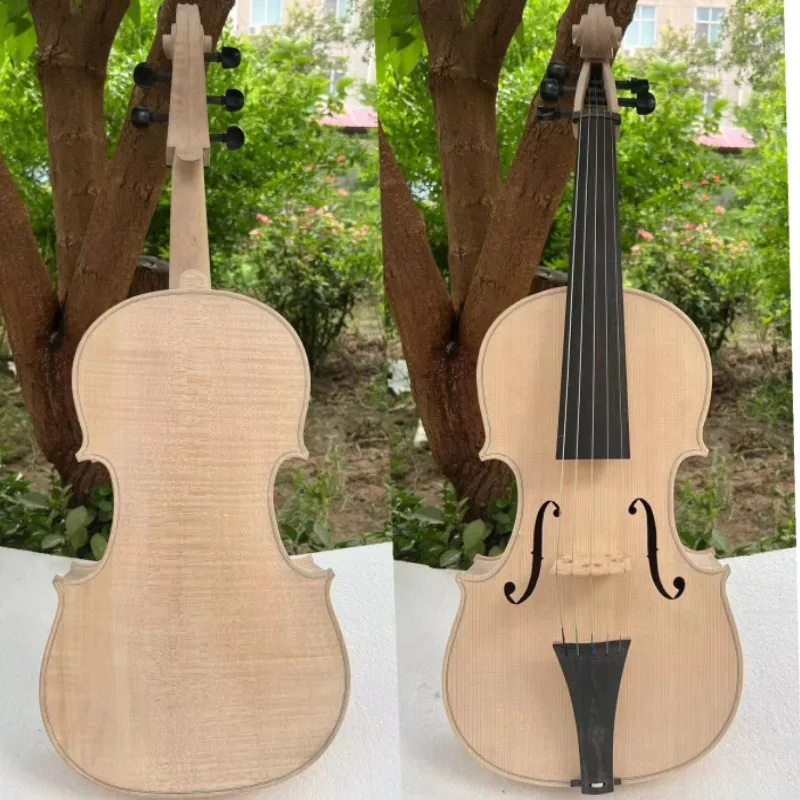 Hand made big Thicker rib 5 string viola 18\