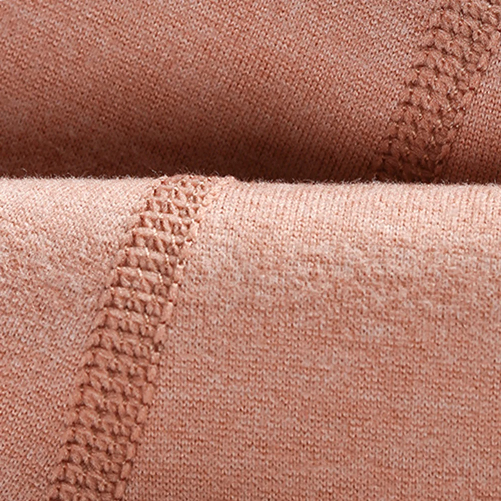 For Daily Use Womens Inner Wear Thermal Pants Daily Wear Pink Multicolor Seamless Leggings Elastic Pants Medium Stretch