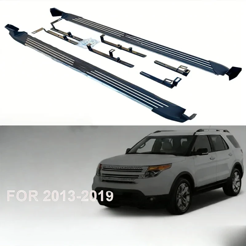 Running Boards Side Step Pedals Bar Aluminum Alloy High Quality Exterior Parts 2013-2019