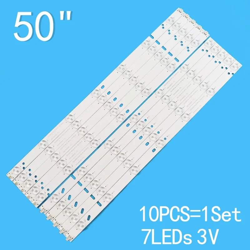 

LED Backlight strip 14 lamp For LE-5029 ZDCX50D14R-ZC14F-02 01 ZDCX50D14L-ZC14F-02 303CX500033 LT-50E350 LT-50E560 CX500DLEDM