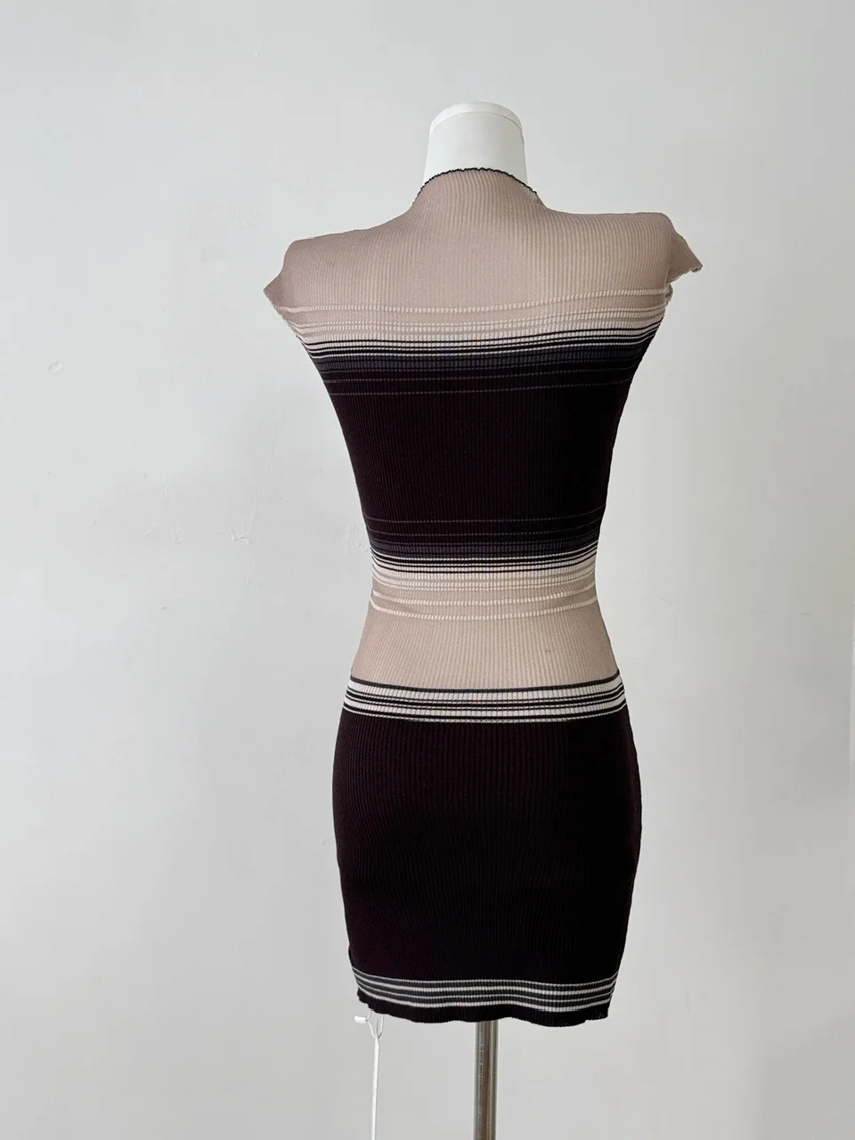 Hoge elastische kleur Blo gebreide Me Sve Dr dames zomer slim fit en rok hoge taille Koreaanse Sle woon-werkverkeer