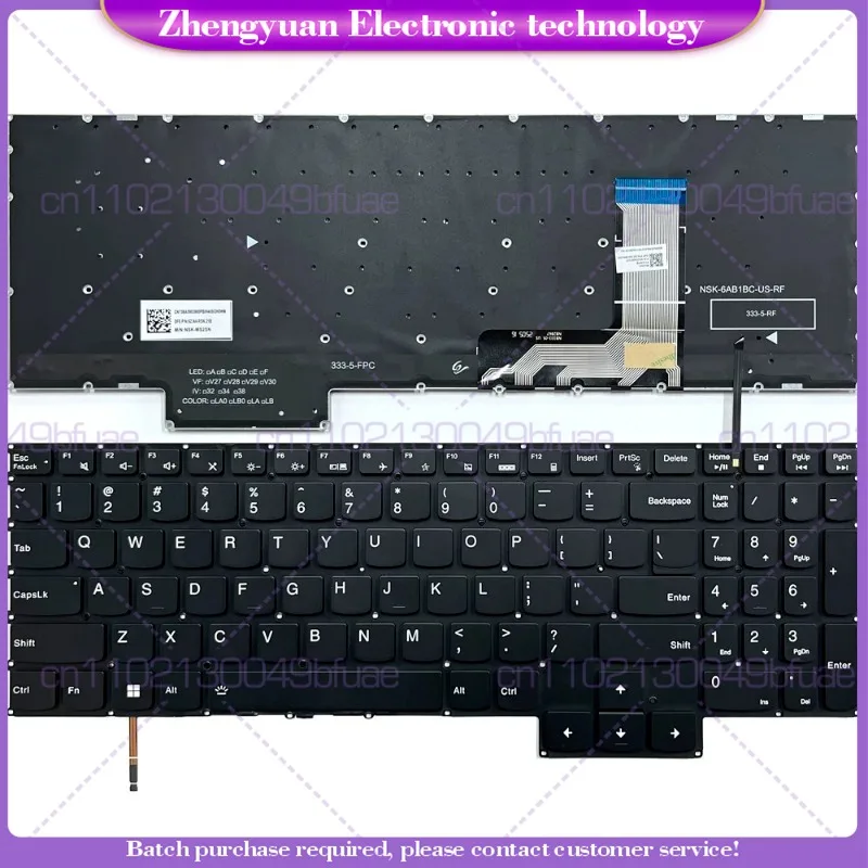 New for Lenovo Legion Slim 5 16IRH8 16APH8 16AHP9 16ARP9 Notebook Keyboard