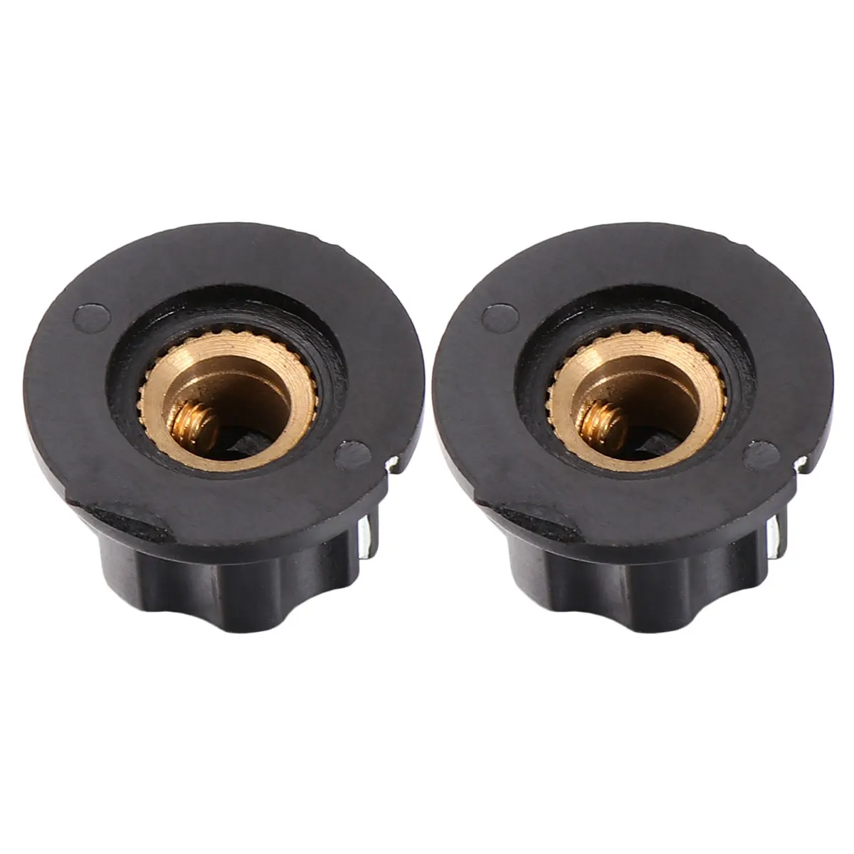 

15pcs Potentiometer Knob Volume Control Guitar Pedal Knurled Shaft Rotary Copper Core 6mm Metal Hole Adjustable Replacement