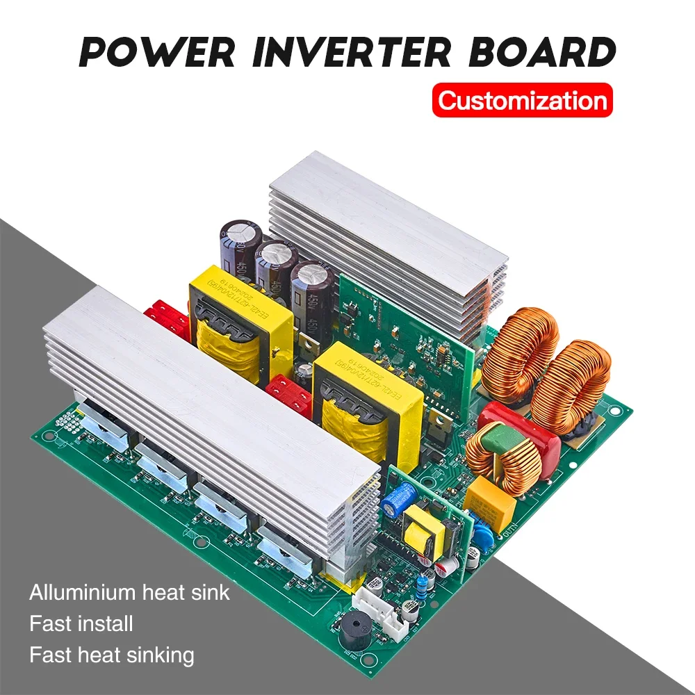 12V 24V DC to AC 110V 230V Power Inverter Pcb Boards 1000w Pure Sine Wave Inverter Vehicle Energy Storage Inverter Circuit Board