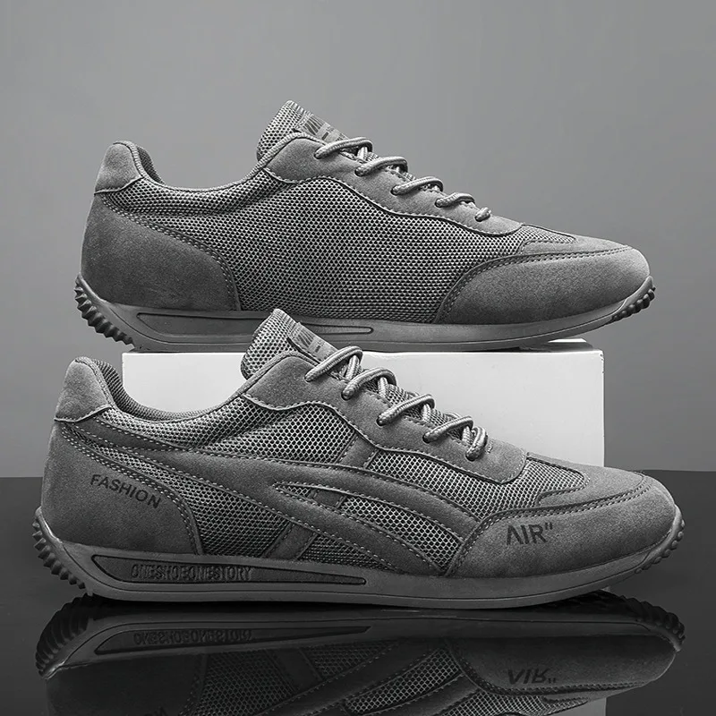 Men's shoes autumn new lightweight wear-resistant casual little white dad work versatile teenagers