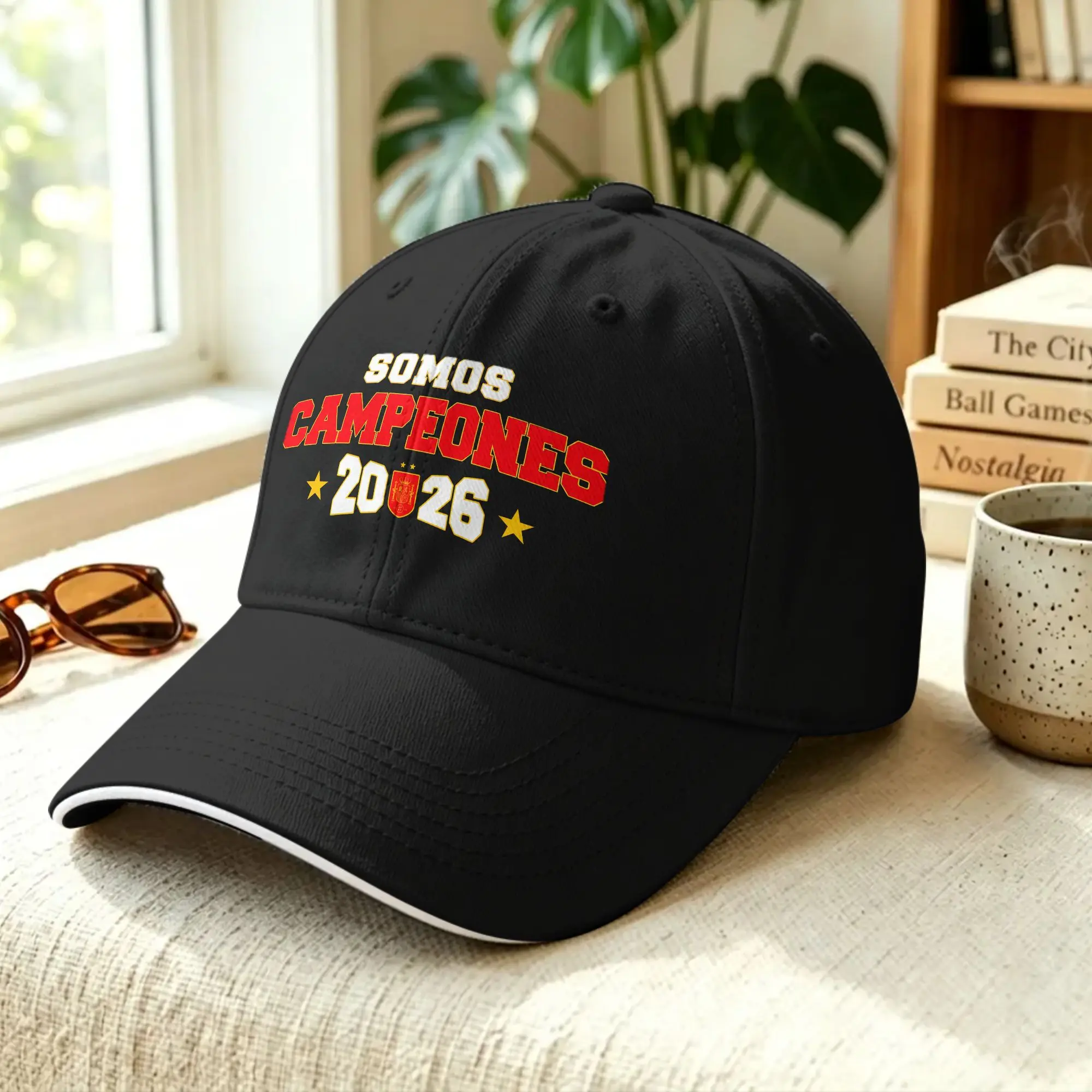Spring Casual Baseball Cap Spain-Champions-2026 Outdoor Sports Trucker Hat For Female Male Sun  Vintage Snapback Cap