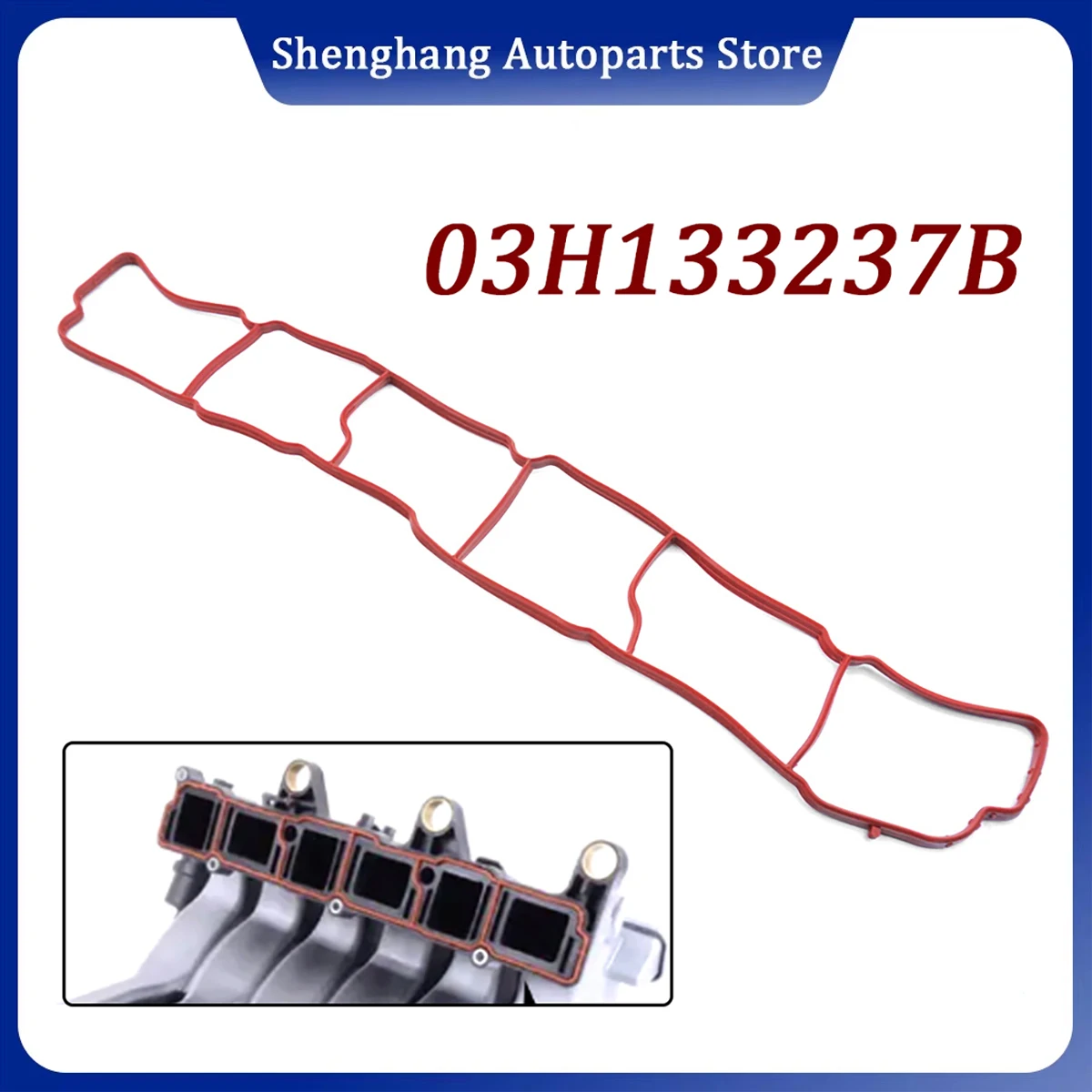 Intake Manifold Gasket For Porsche Cayenne Audi Q7 Volkswagen Passat Touareg 3.6L V6 06-14 03H133237B 95511014700 03H 133 237 B