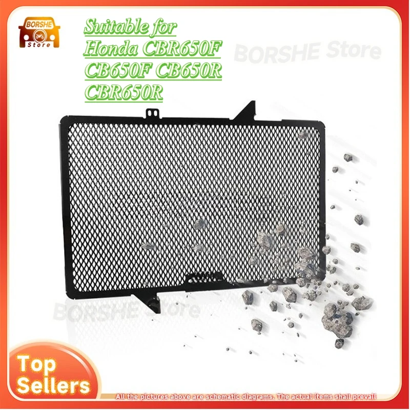 

Suitable for Honda CBR650F CB650F CB650R CBR650R Radiator Guard Coolant Tank Mesh for Motorcycle