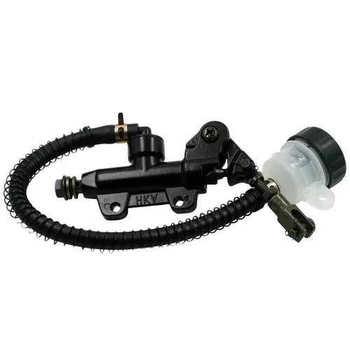 Imagen 2 del producto Bomba de cilindro maestro hidráulico de freno de pie trasero de motocicleta plegable con depósito para Suzuki Kawasaki Honda