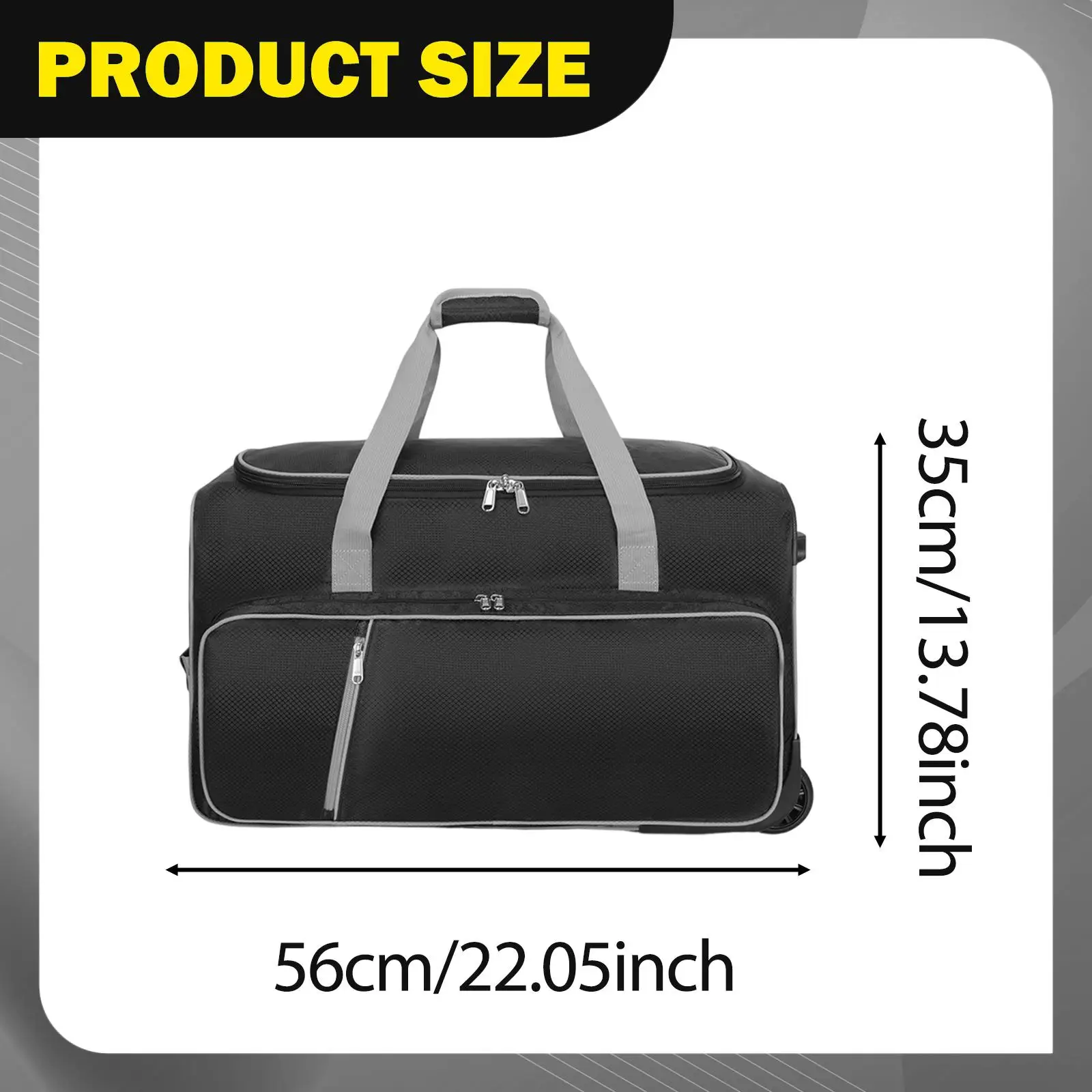 Dance Bag with Garment Rack, Easy Assembly Lightweight Clothes Rack, Large Upright Luggage Suitcase,Rolling Duffel Adults Unisex - view 6
