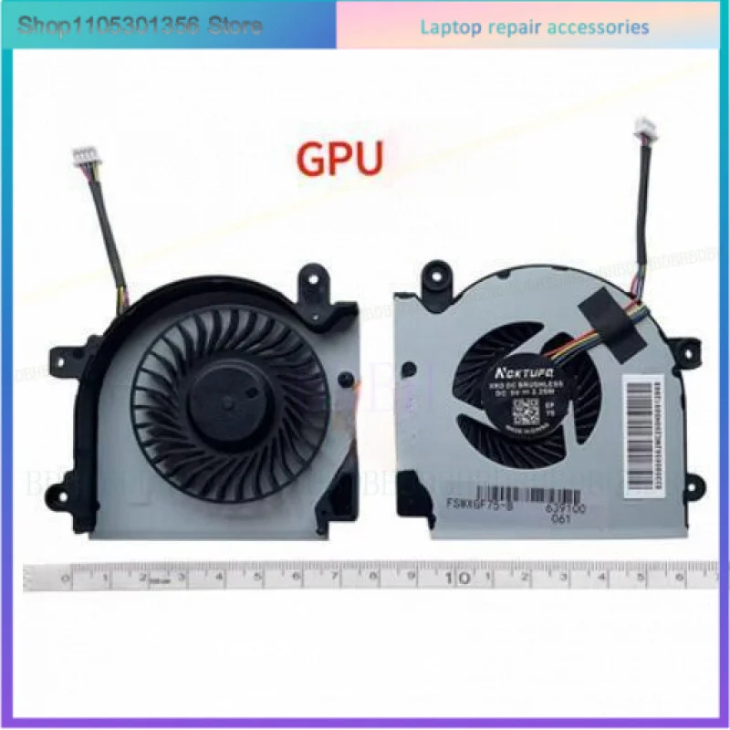 GPU Cooling Fan For MSI GF75 Thin 8RC 8RD GF75 9SC 9SD MS-17F1 MS-17F2 MS-17F3