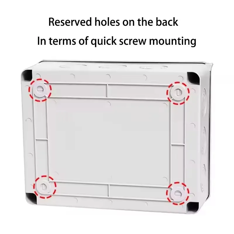 HT-5/8/12/15/18/24 Plastic Distribution Box Waterproof MCB Box Panel Installation Distribution Box Waterproof Junction Box