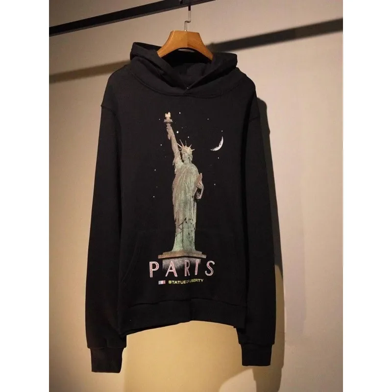 

2025 Autumn Winter Graphic Printing Mens Women Funny Animal Hoodie Lined Pullover Sweatshirt with Hood for Cold Weather