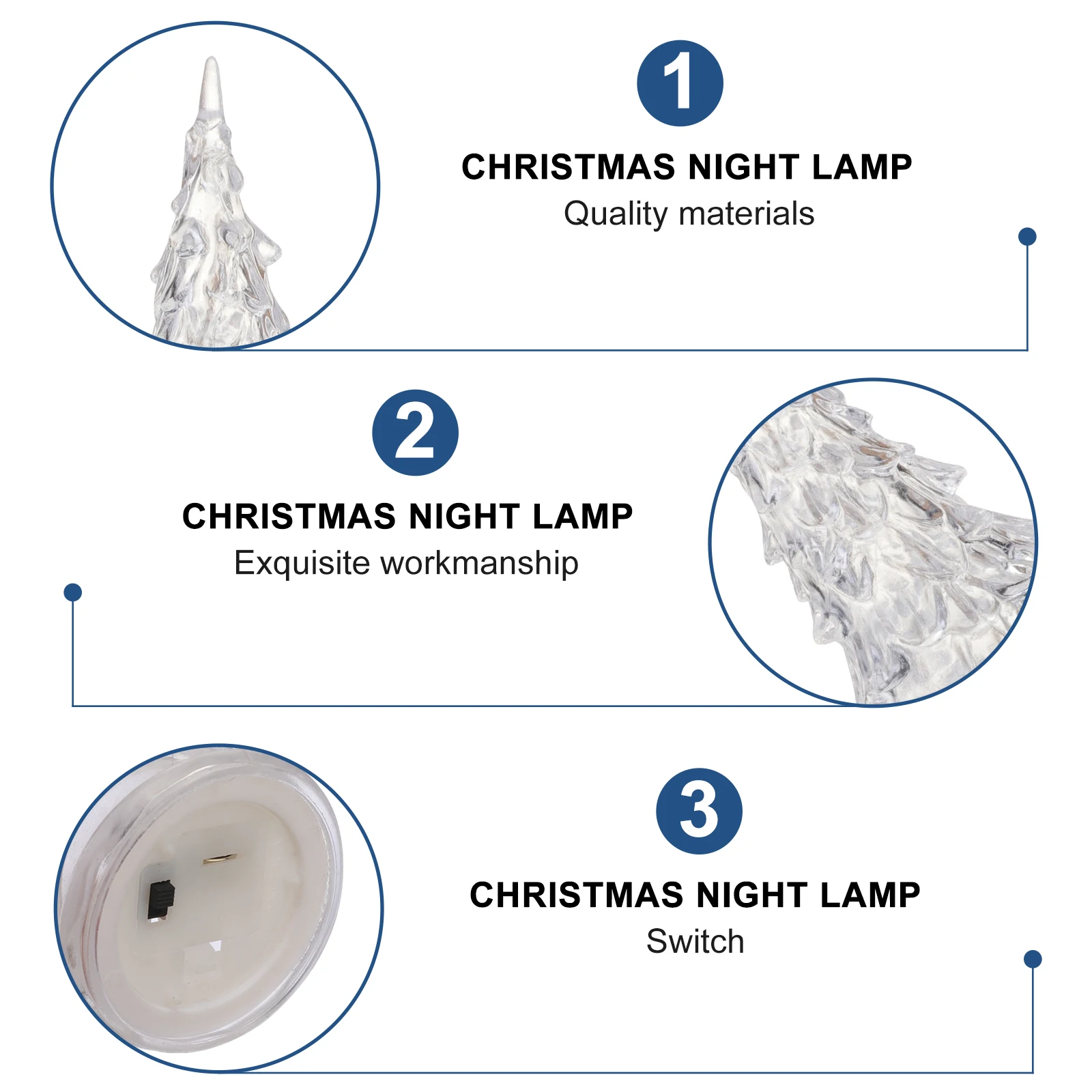 

6pcs Lamps Colorful Desktop Small Night Lights For Home Party Decoration Flameless Design Light Safe Family Use Desktop