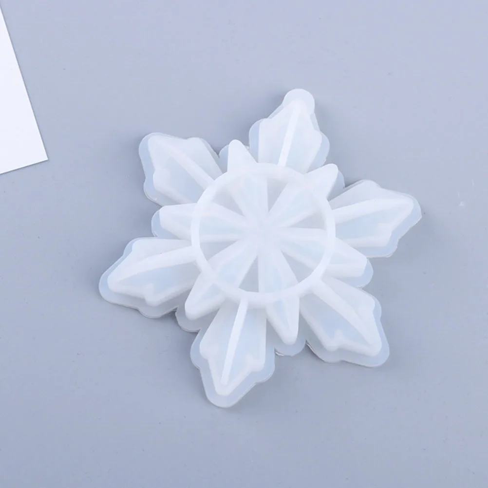 

Snowflake Hanging Pendant Mold Silicone DIY Simple Creative Crystal Epoxy Mold Handmade Jewelry Charms for DIY Gift
