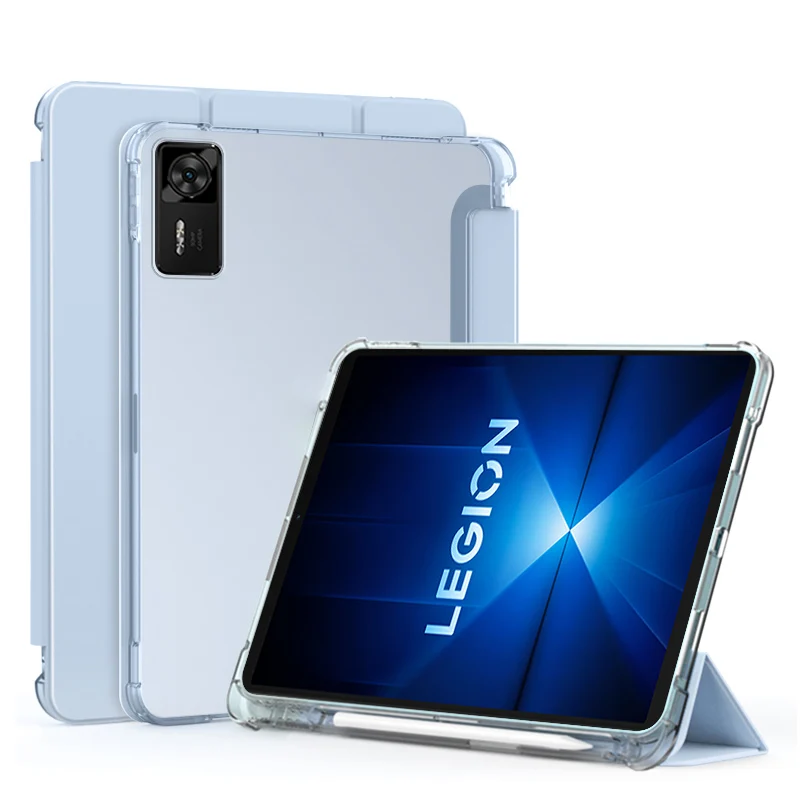 For Lenovo Legion Y700 4th Gen Case with Pencil Holder Folding