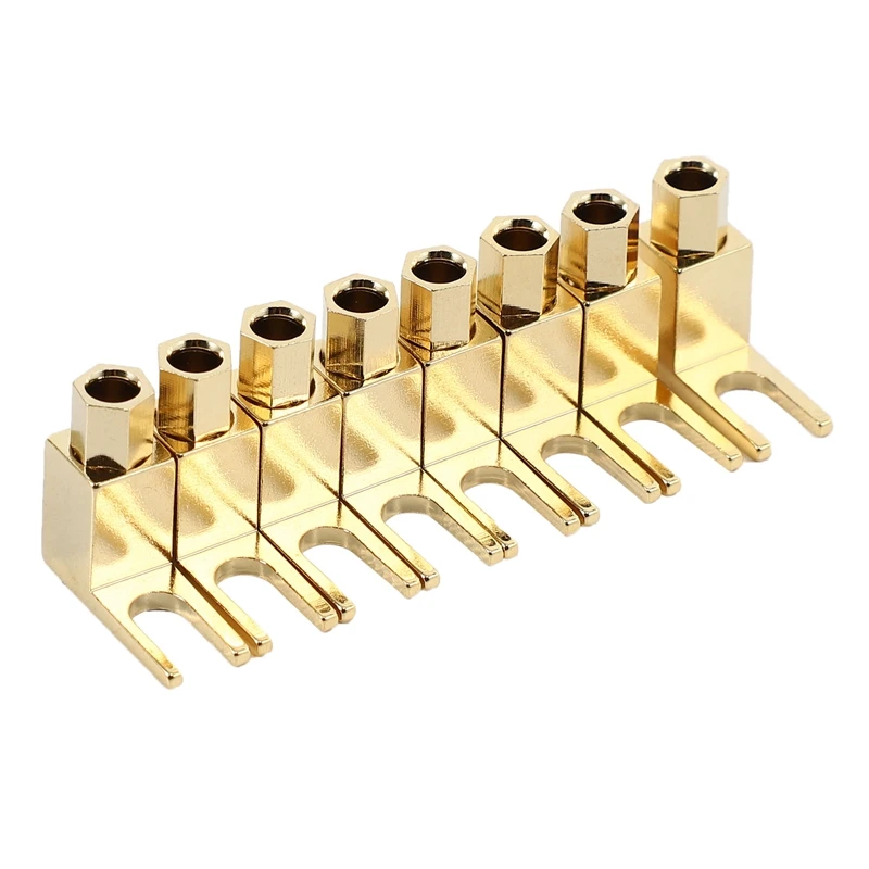 8 Pcs Total Hi-End Banana To Spade Adapter Plug/Speaker Cable Connector [Wy-Yp01-8/Spade De L/8]