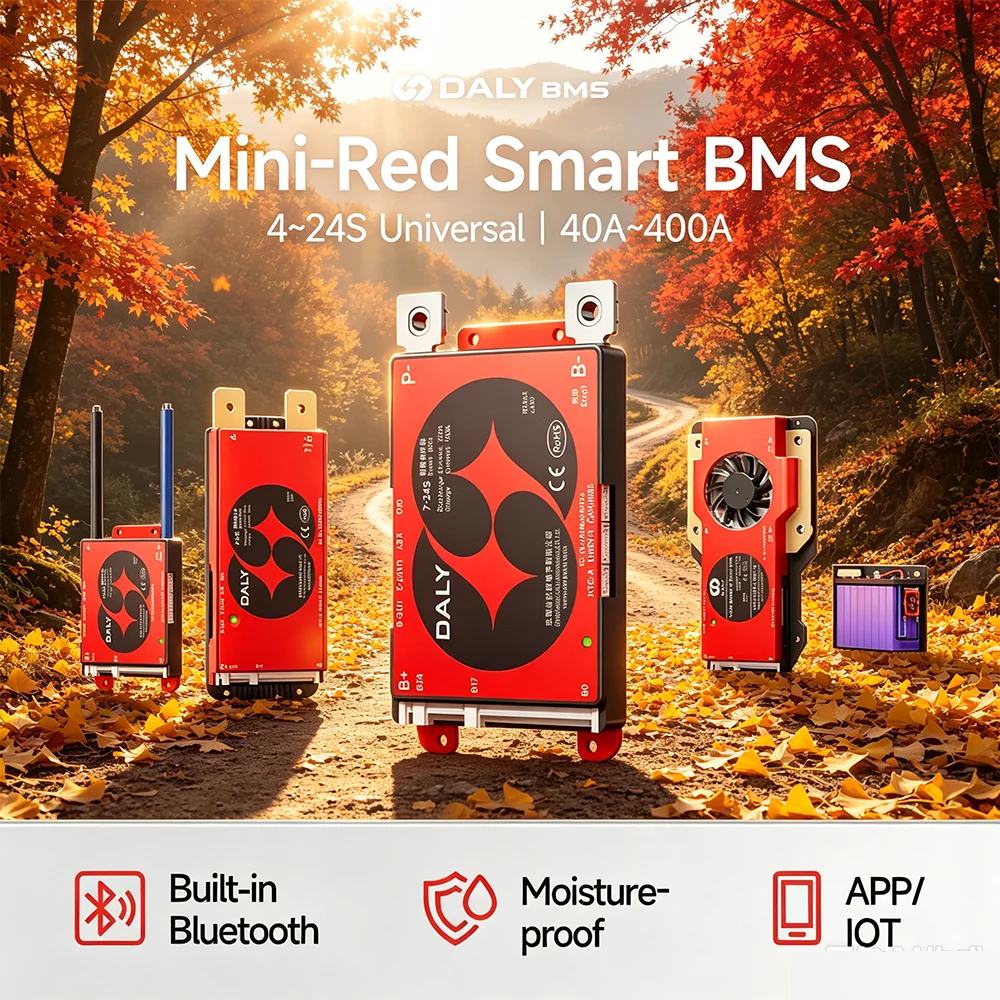 Image of Daly Smart BMS Lifepo4 4S 3,2V Li-Ionen 3,7V 40A 60A 100A 150A 200A 250A 300A 400A WiFi BMS 4S 12V 8S 24V 16S 48V BMS RS485 CANBUS
