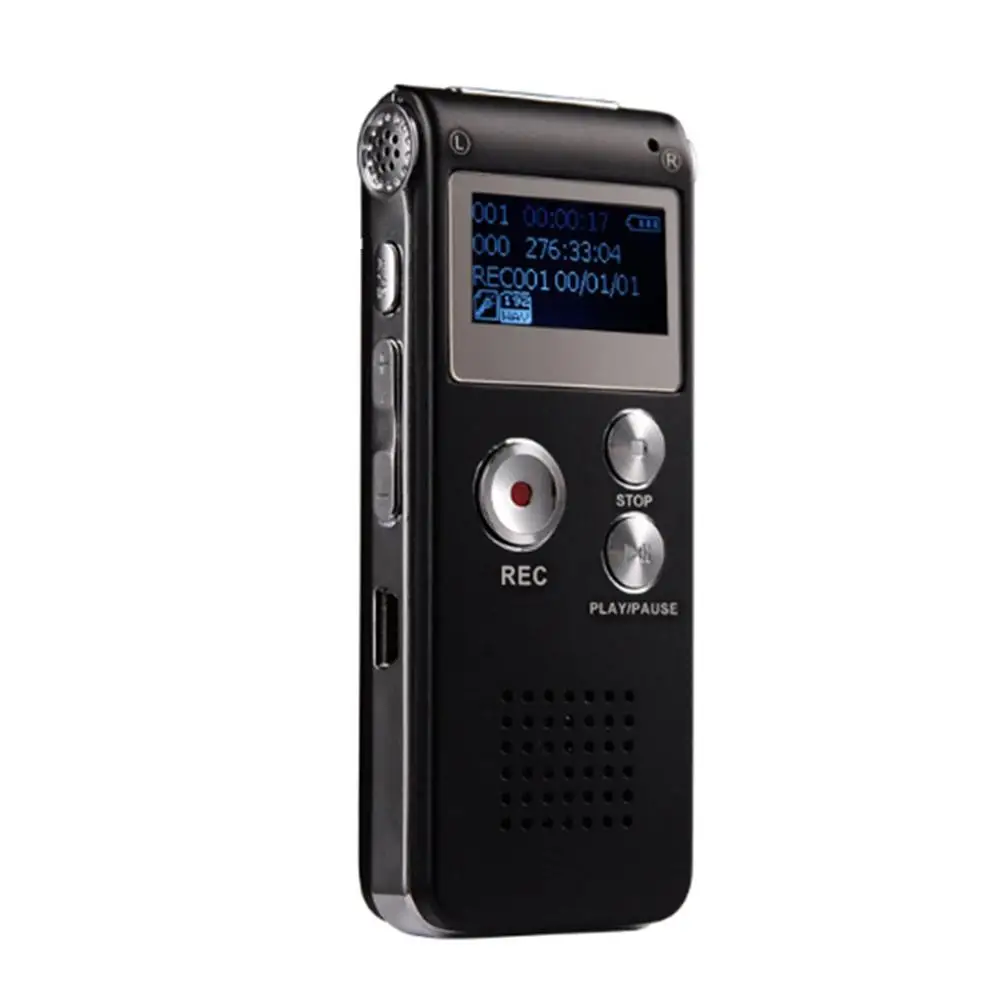 Voice Recorder MP3 Player Mini Sound Audio Recorder USB Recording Professional Dictaphone Mini Flash WAV MP3 Player Drive R2Z1