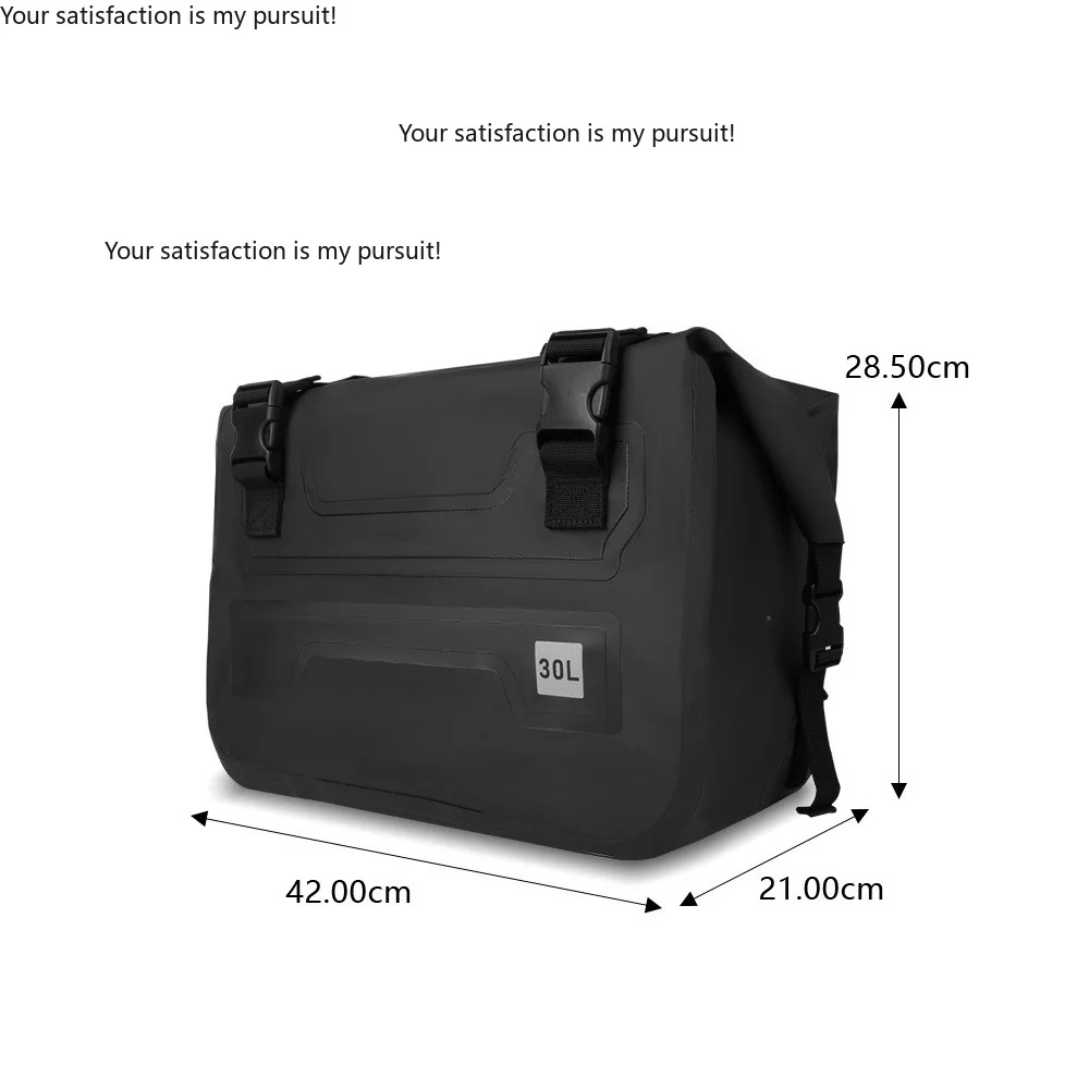 for Waterproof Motorcycle Side Bag Large Capacity Quick Release Riding Travel Luggage Pack