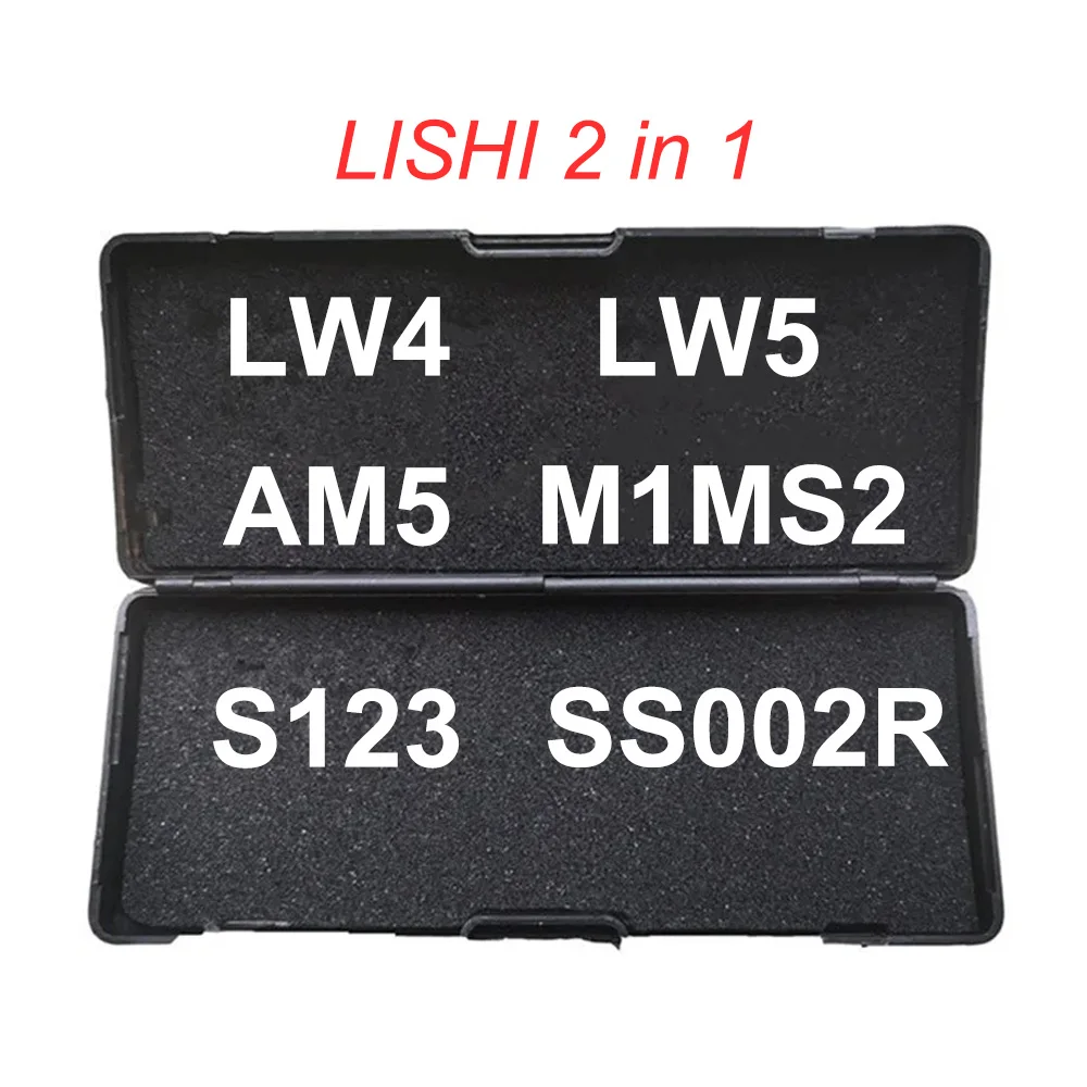 

Lishi 2 in 1 LW4 LW5 S123 AM5 M1MS2 SS002R Locksmith Tools for lishi tools