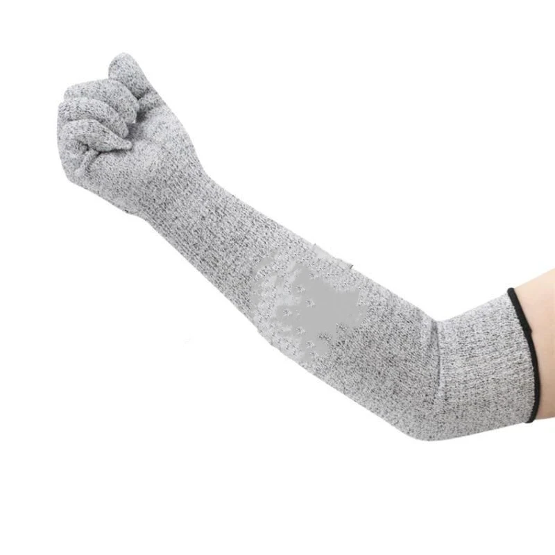 Level 5 HPPE Puncture Resistant Arm Sleeves 1 Pair Cut Proof Safety Guard for Construction Workers Kitchen Chefs