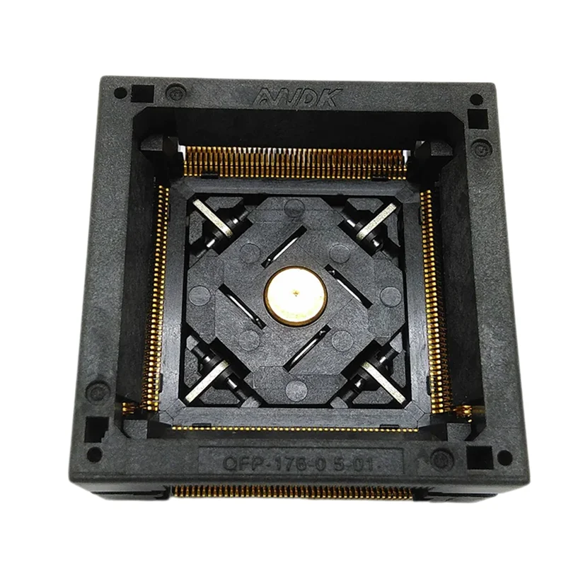 QFP176  Electronic component socket Burn in Socket Pitch 0.5mm Open Top Programming Adapter Test Socket Adapter