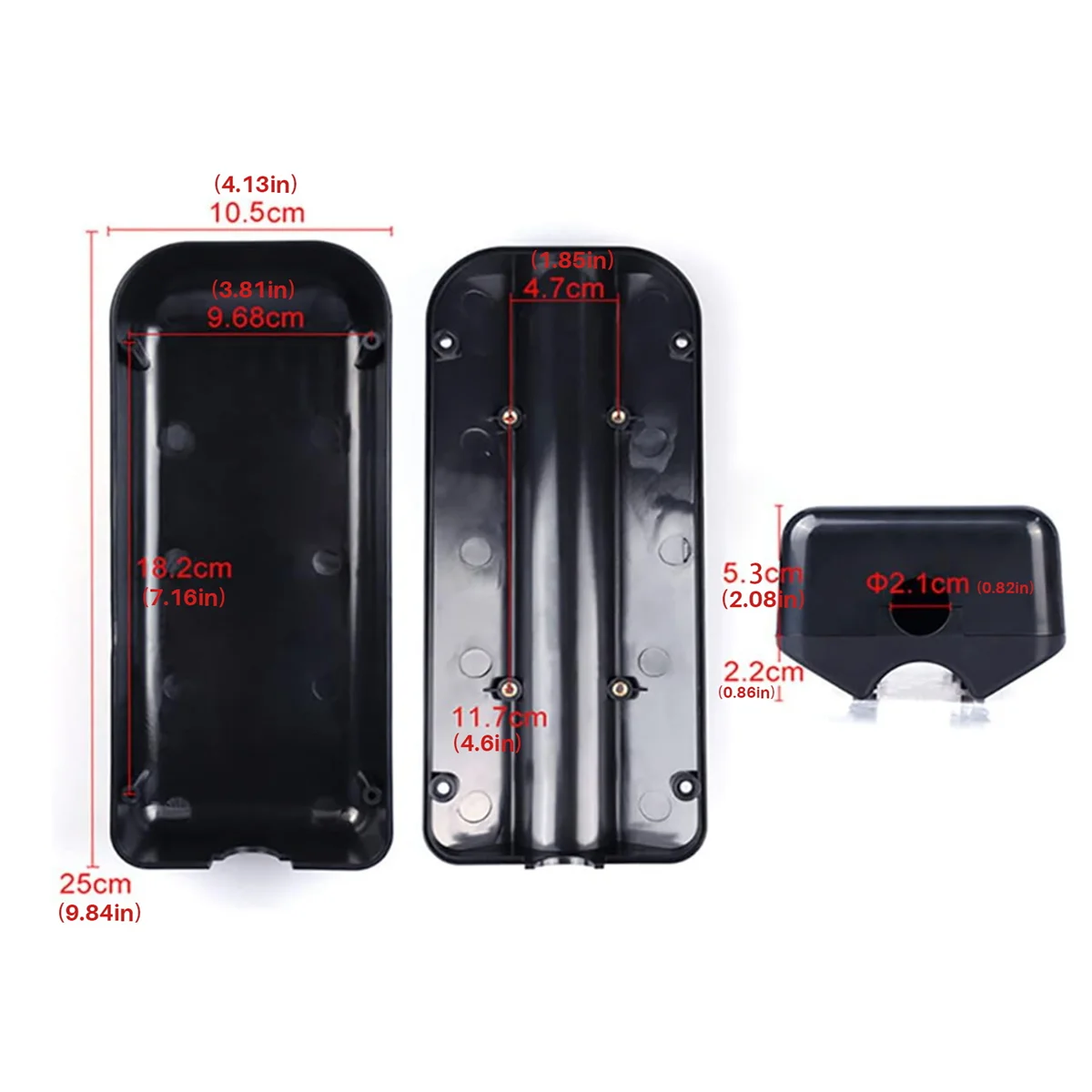 

AAAF Extra-Large Plastic Controller Box for Electric Bike EBike Moped Scooter Mountain Bike Protection Case