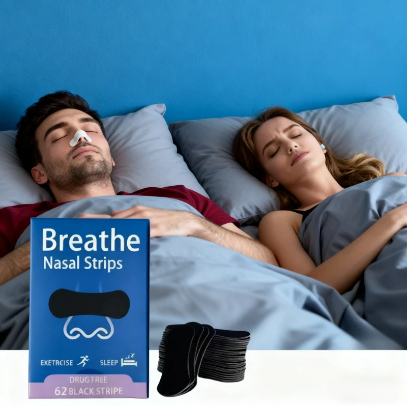 62 قطعة شرائط الأنف المضادة للشخير تقليل الشخير الأنف التصحيح النوم التصحيح أسهل التنفس مناسبة للرياضة النوم المعونة تحديد #1