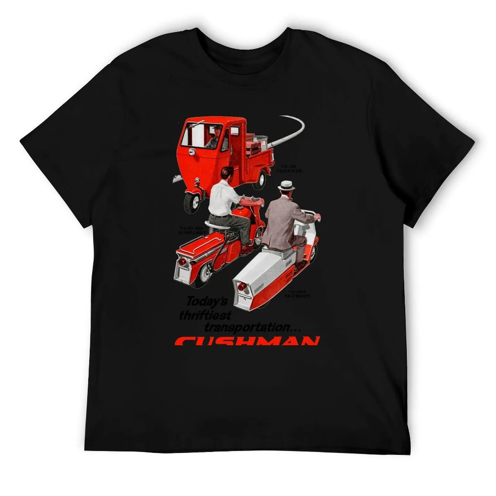

CUSHMAN TRUCKSTER - SUPER EAGLE - PACEMAKER T-Shirt cotton t shirts man 100% anime t shirts oversize T-Shirt