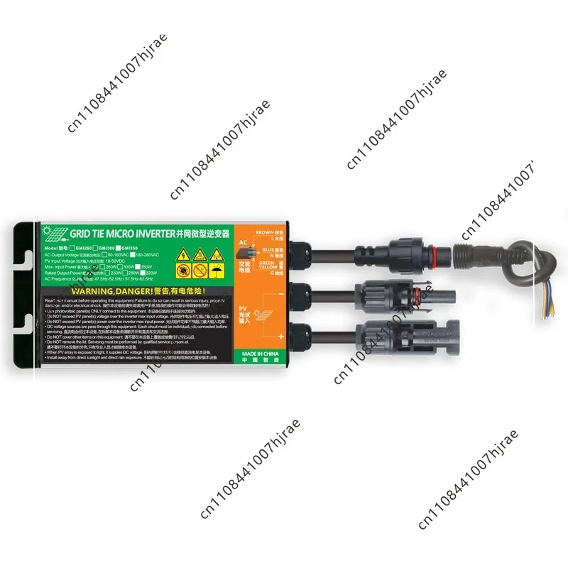 GMI-260W300W350W500W600W700 Photovoltaic Micro Grid Inverter Solar 22-50V
