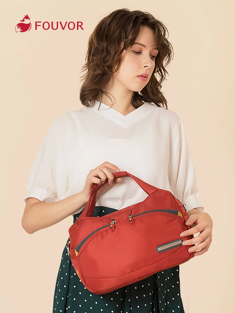 Fouvor 2024 New Fashion Oxford Handbag for Women Nylon Large Capacity Canvas Bags Female Shoulder Casual Messenger bag 2587-10