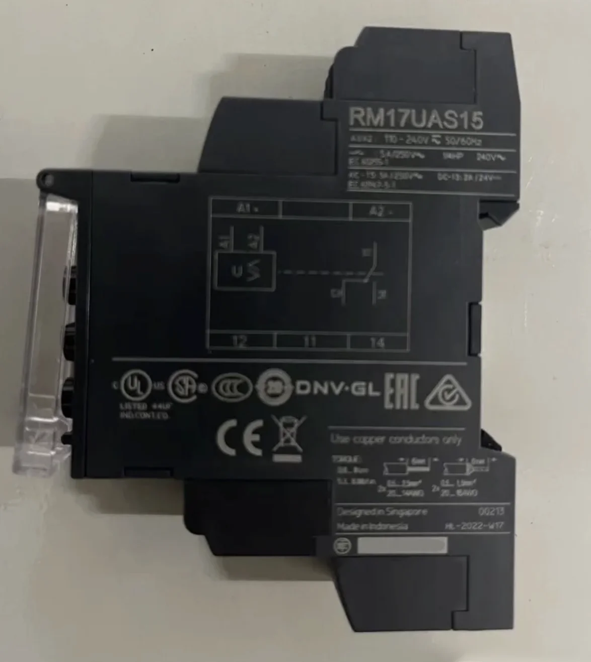 

RM17UAS15 реле контроля напряжения самомощное