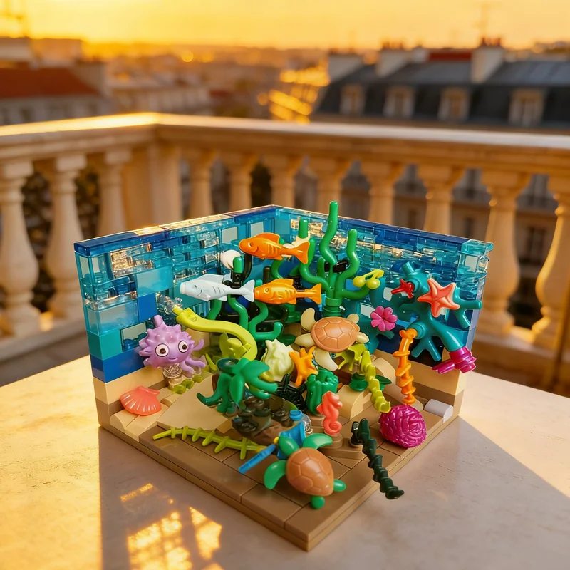 

265pcs MOC Sea Rescuer Vignette Collectible Minifigures Model Building Blocks Architecture Toy Education Christmas Gifts Kids