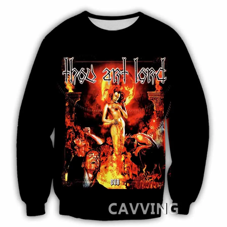 CAVVING 3D Printed  Thou Art Lord  Rock  Crewneck Sweatshirts Harajuku Styles Tops Long Sleeve Sweatshirts for Men/women