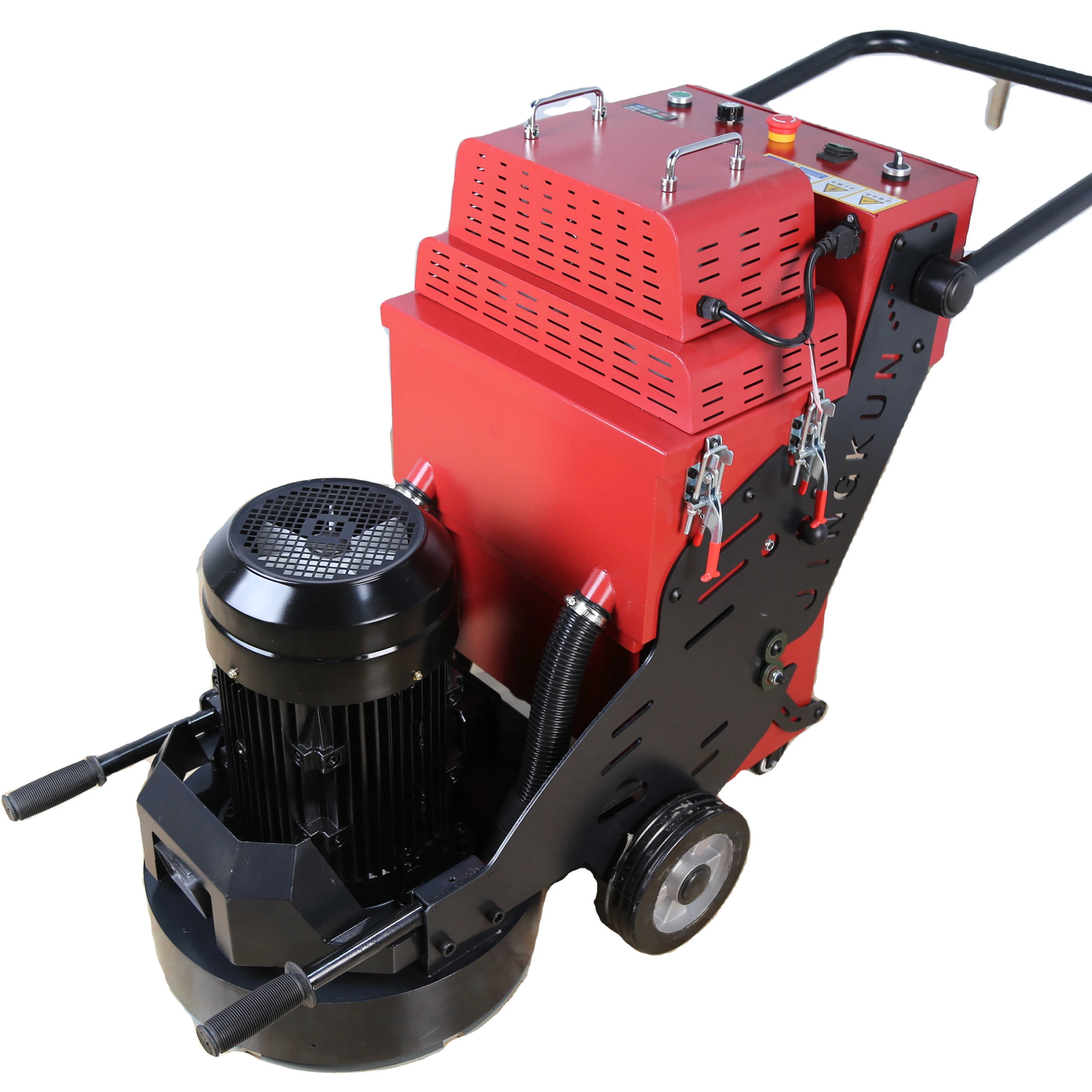 

High Efficiency Double-Tube Vacuum Cleaner Concrete Grinder Equipped With Motor For Dust-Free Grinding