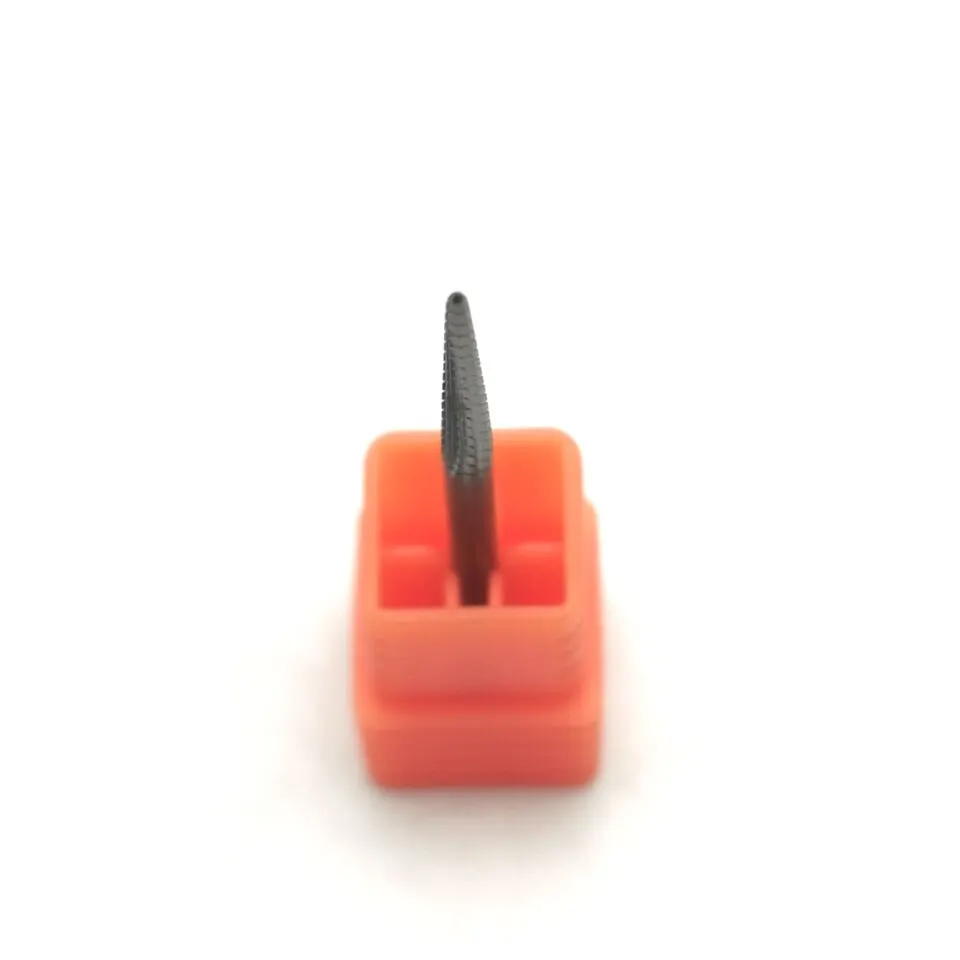 Hytoos กรวยคาร์ไบด์หัวเจียรเล็บทำเล็บแบบโรตารี่อุปกรณ์เล็บกำจัดเจล